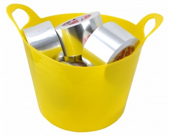 Bucket of 72mm x 45.7m Aluminium Foil Tape
